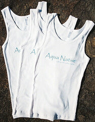 Women's Wide Strap Tank White